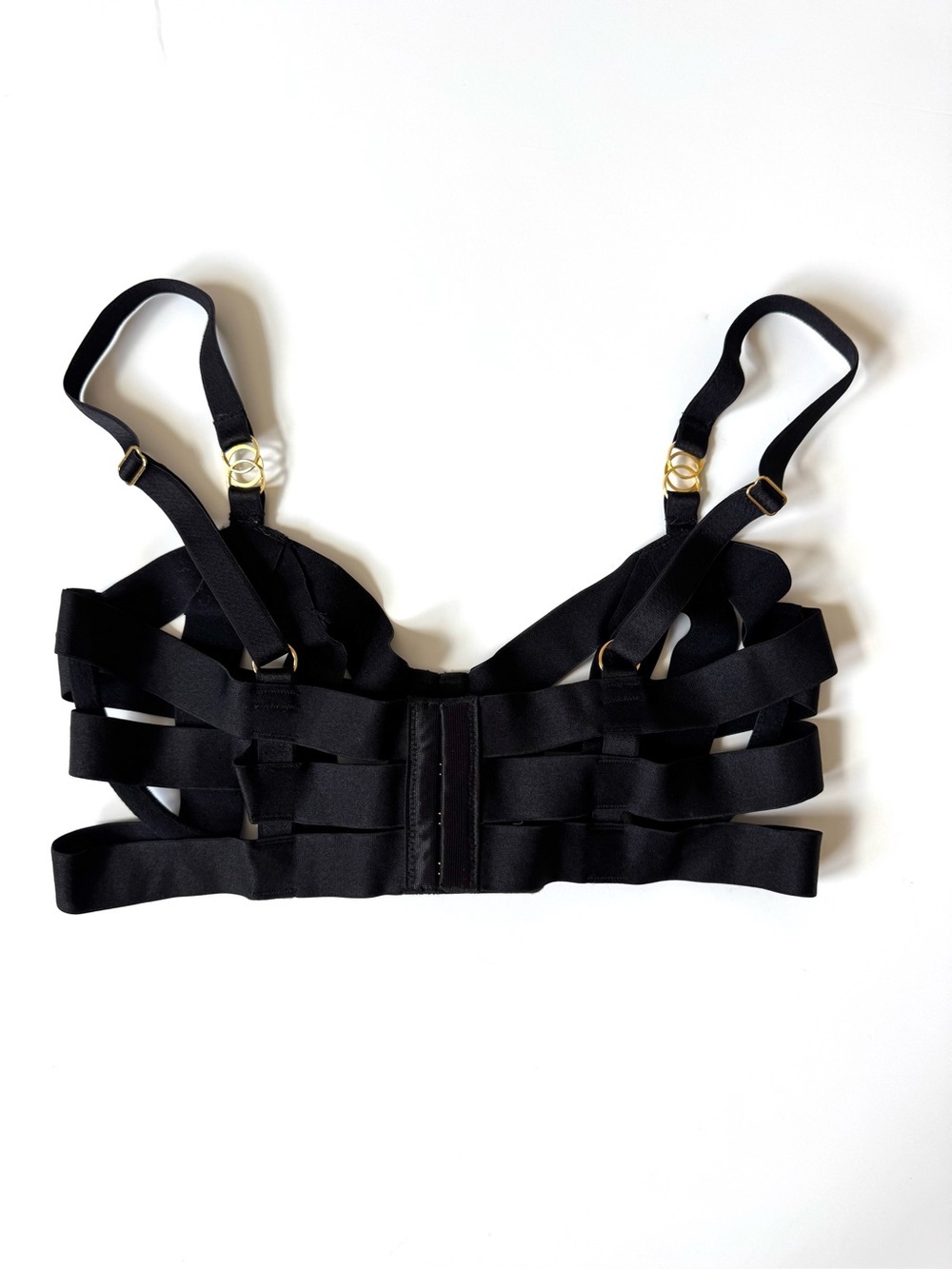 Victoria’s Secret Unlined Strappy Black Bra 34C NWT - Picture 8 of 10